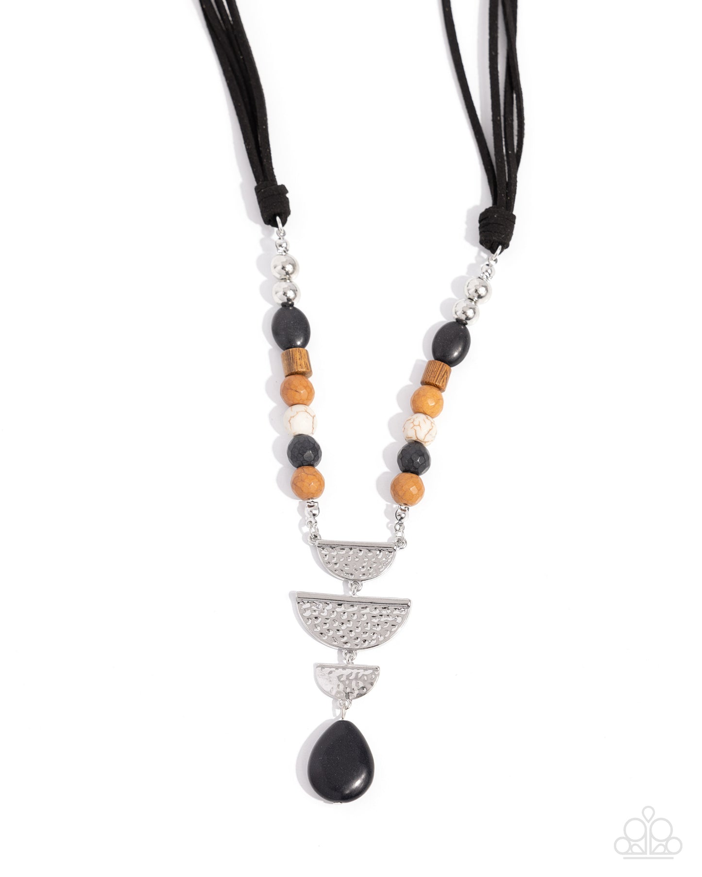 Eclectic Elegance - Black-multi Necklace