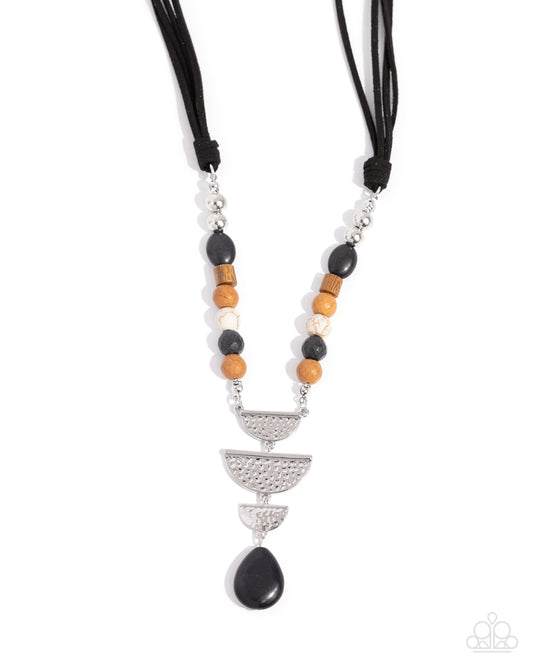 Eclectic Elegance - Black-multi Necklace