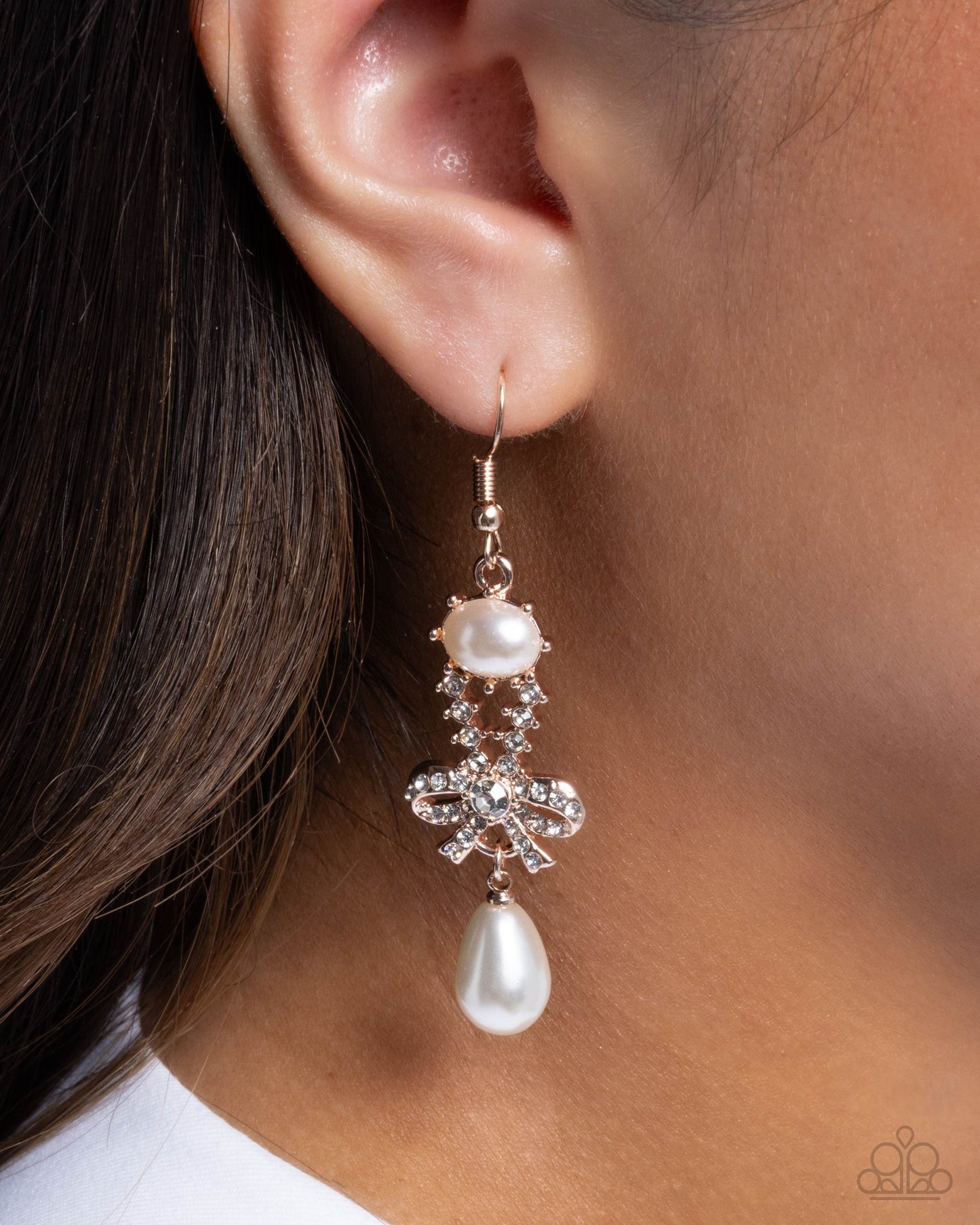 Alluring Advocate - Rose Gold Earring