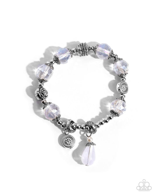 Better Off - Silver w/White Bracelet