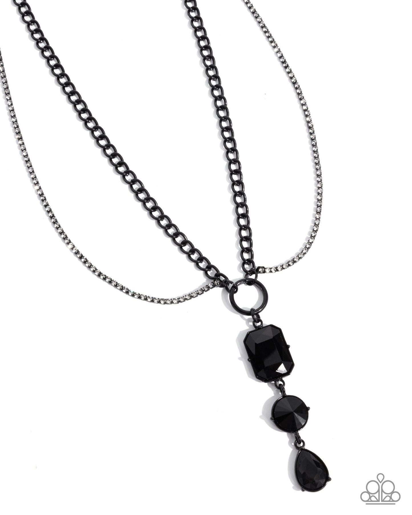 I Like Me Better - Gunmetal w/Black Necklace
