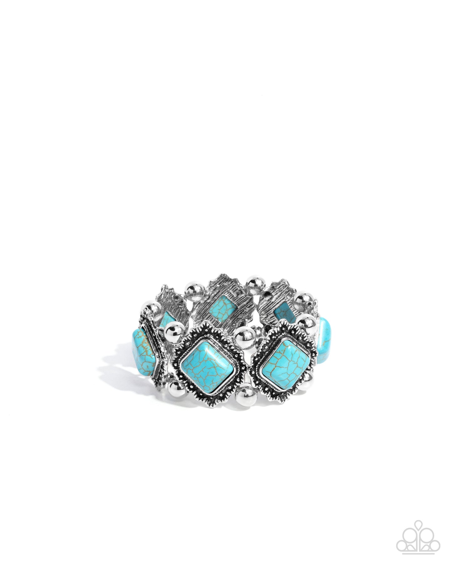 Noble Nature - Silver w/Turquoise Stone Bracelet
