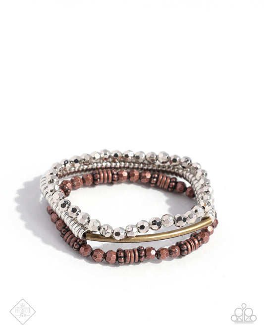 Fabulous Find - Silver/Copper/Brass Bracelet