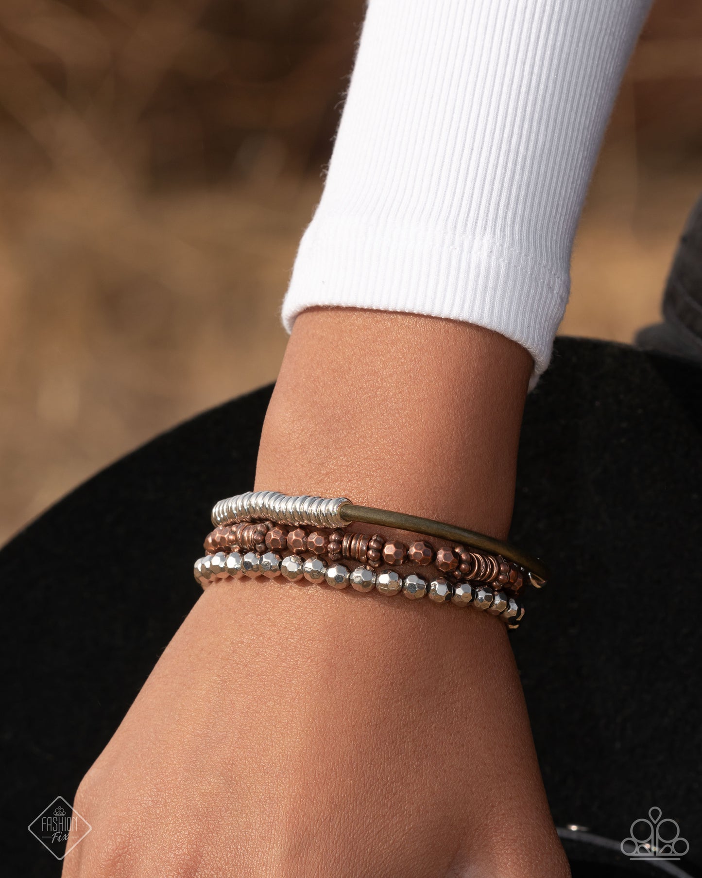 Fabulous Find - Silver/Copper/Brass Bracelet