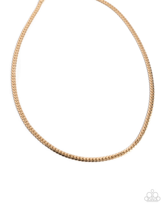 CURB the Peace - Gold Chain Men's Necklace