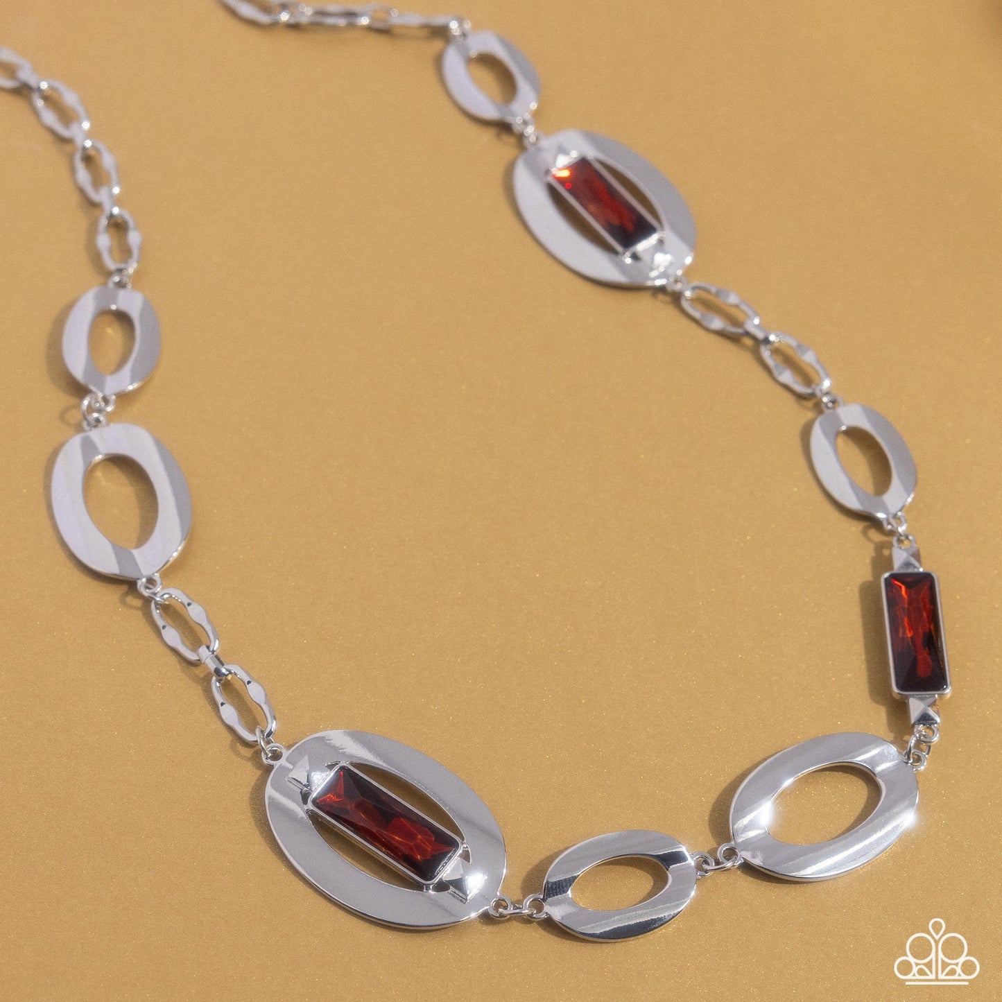 Big Fan of Yours - Silver w/Brown Necklace