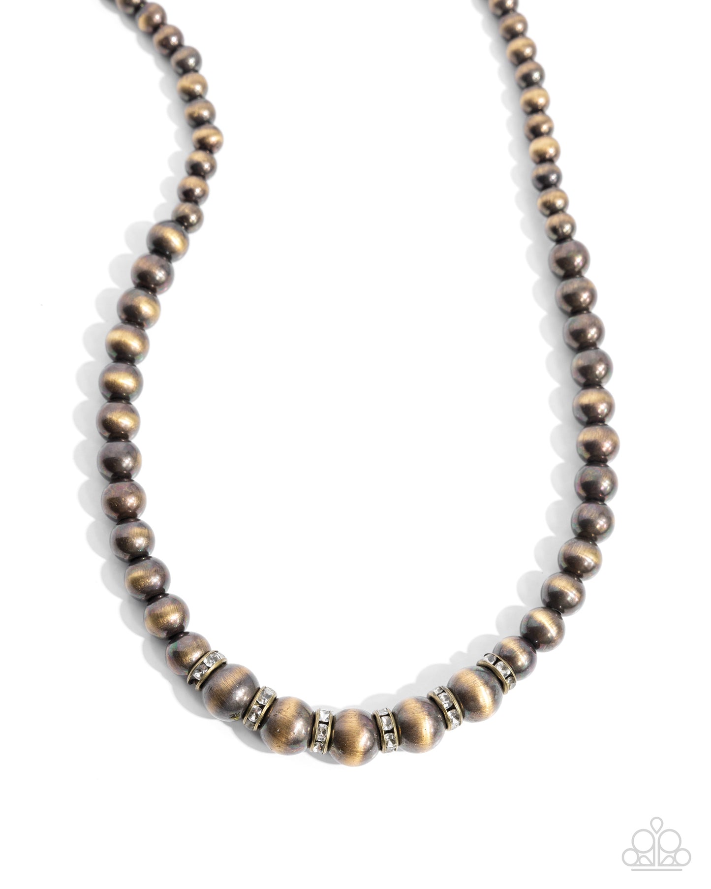 Complete Look - Navajo Pearls Brass Necklace & Bracelet Set