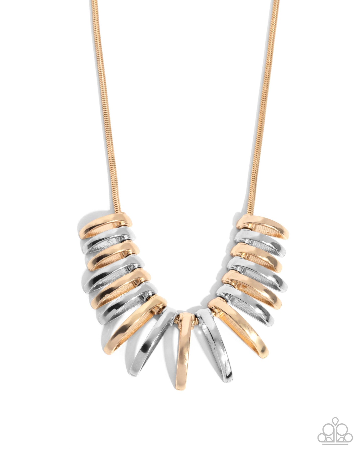 Chasing Chic - Silver and Gold Necklace