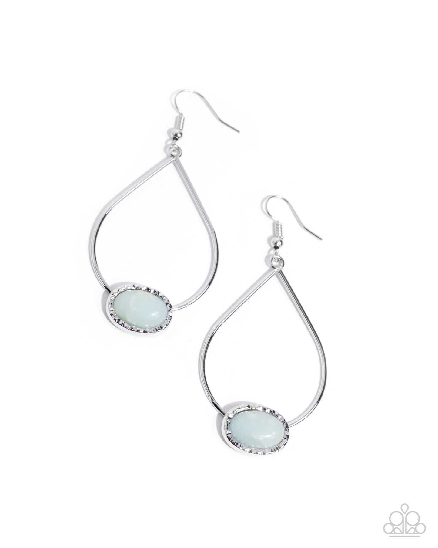 Sensible Stones - Silver w/Blue Earring