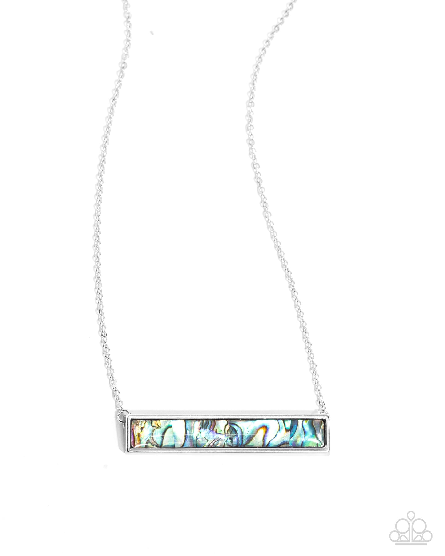 Adorable Abalone - Silver w/Multi Necklace