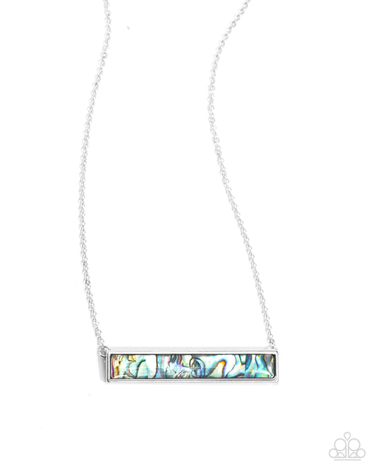 Adorable Abalone - Silver w/Multi Necklace