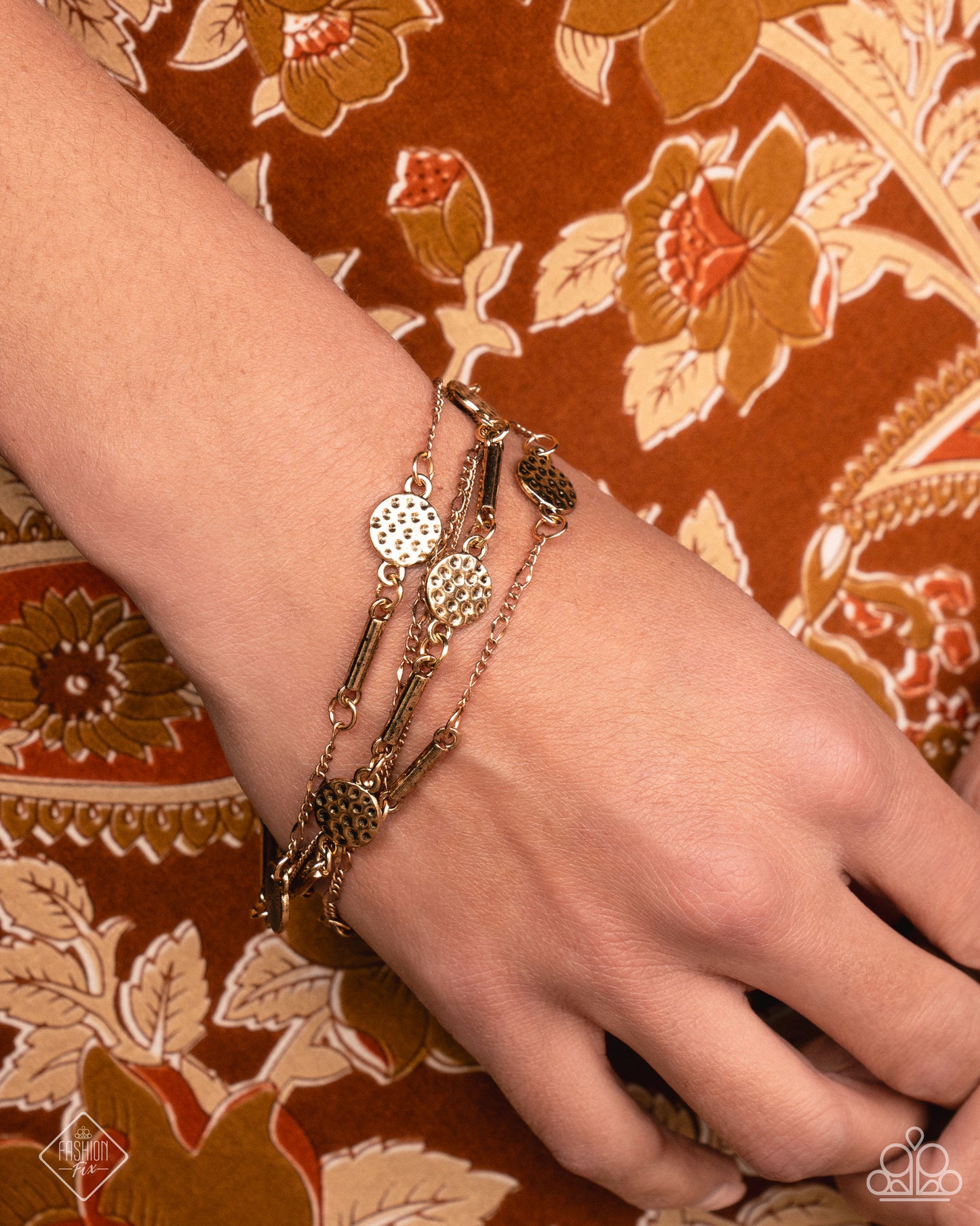 Coachella Construction - Gold Bracelet