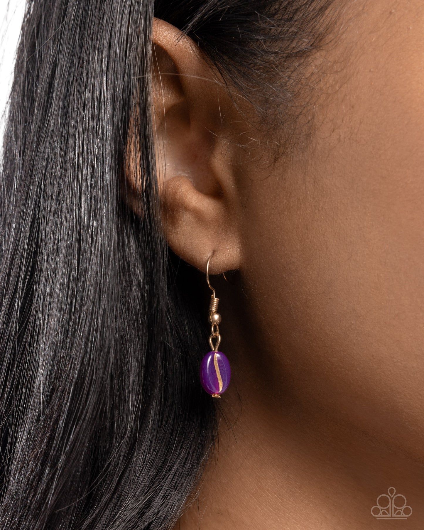 Playful Passage - Gold w/Purple Necklace