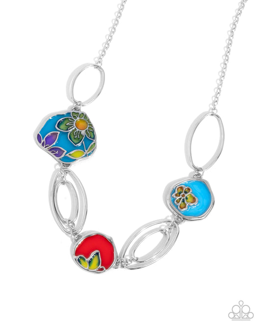 Stained Glass Statement - Multi Necklace