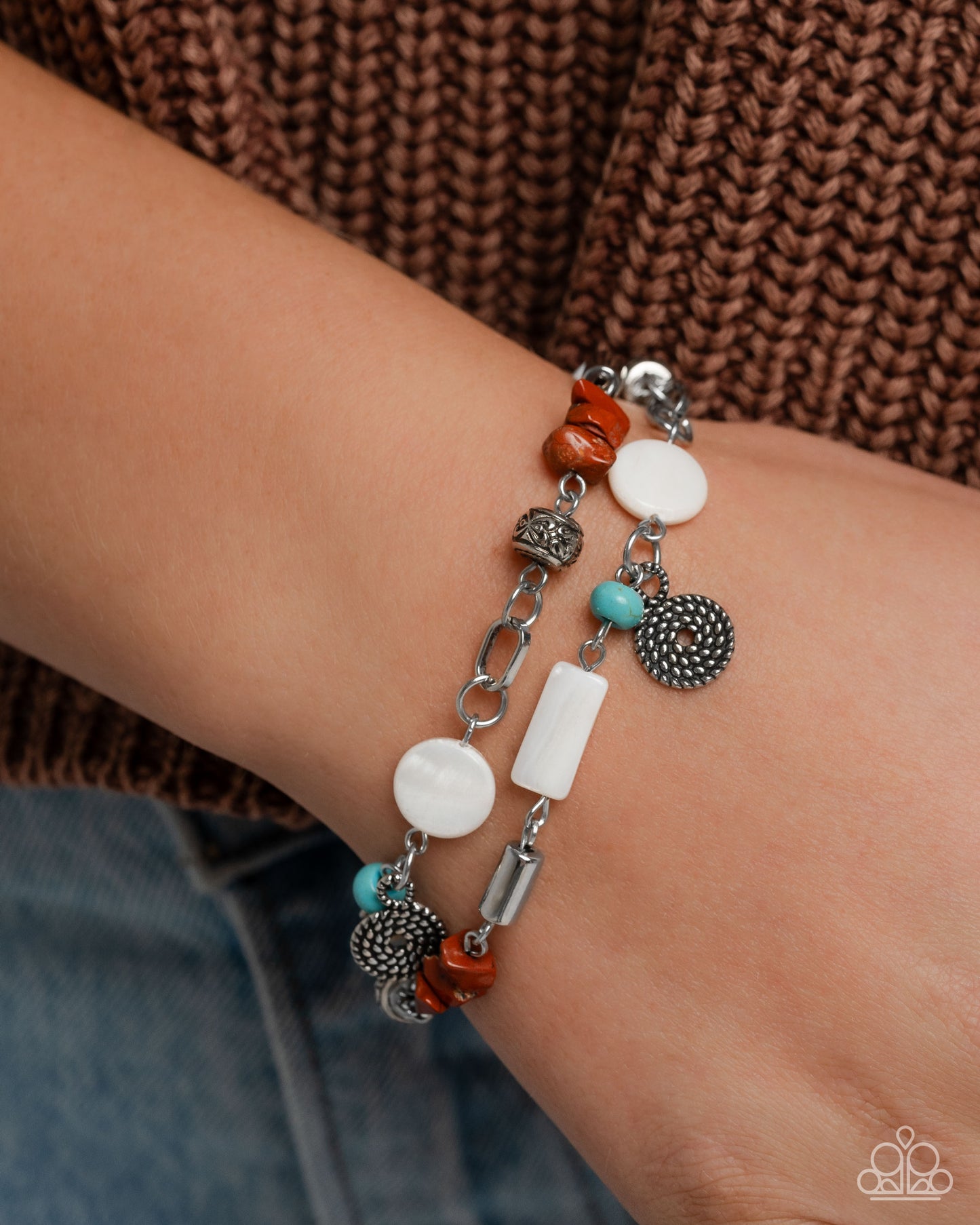 Sentimental Serenity - Secretive Sentiment Necklace & Bracelet Set