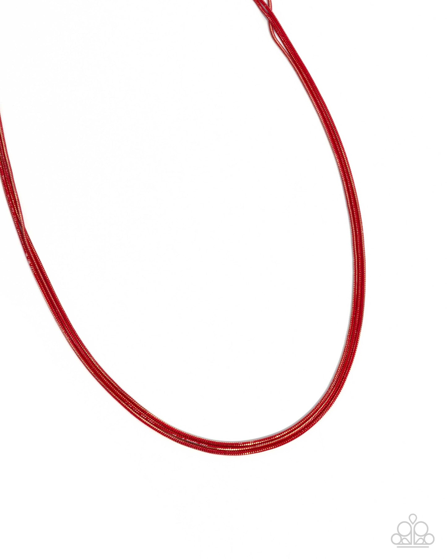 Complete Look Set - Red/Gold Necklace & Bracelet