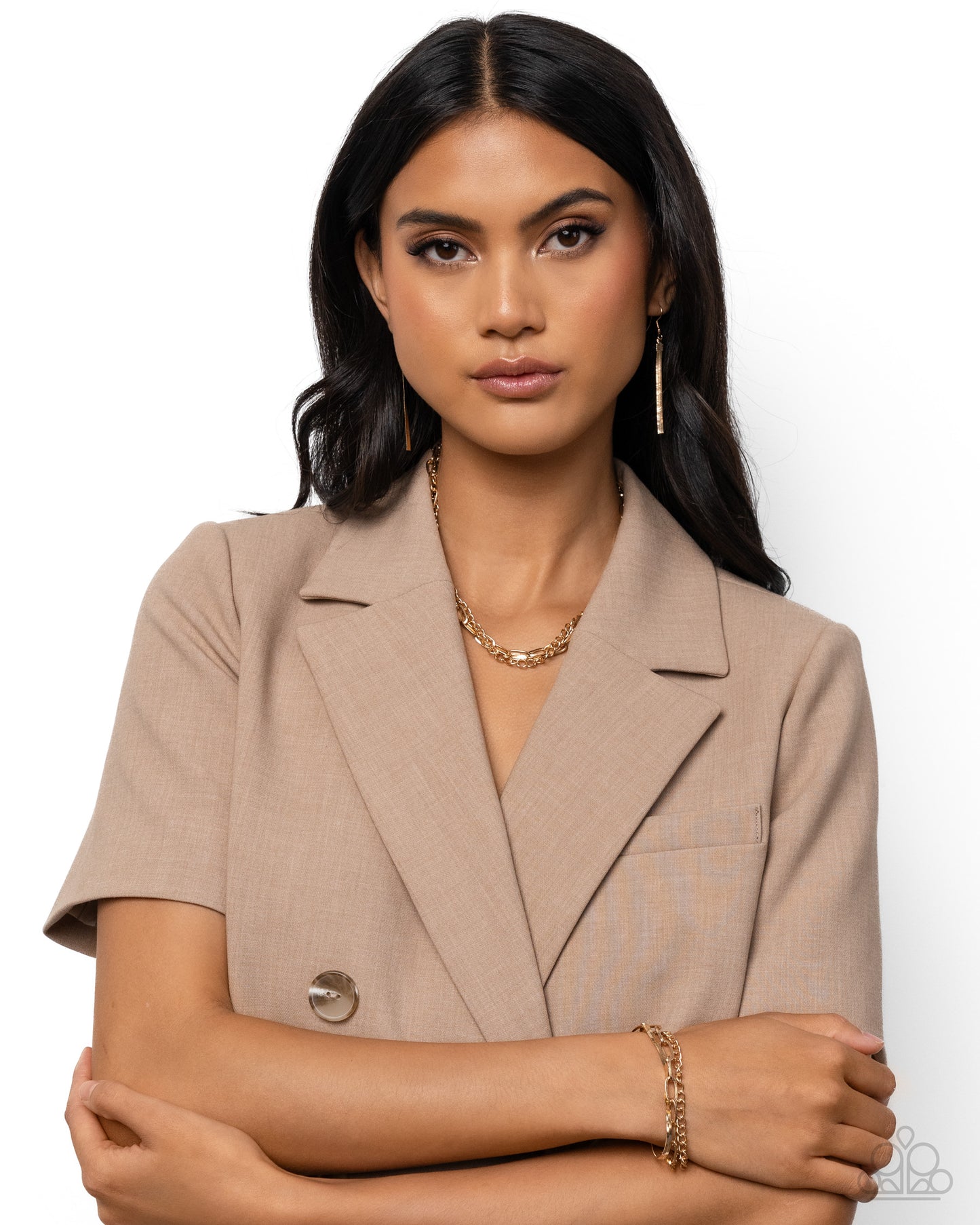 Complete Look Gold Necklace and Bracelet Set