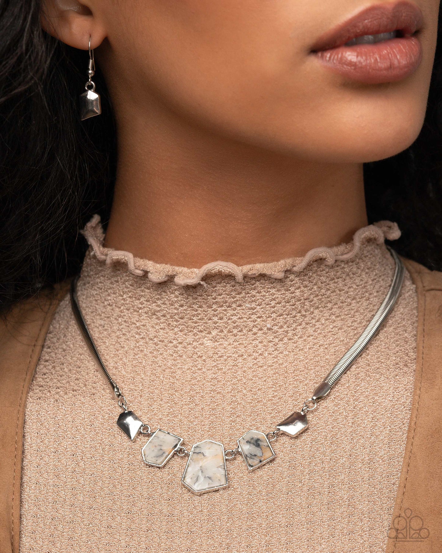 Complete Look Silver Necklace & Bracelet Set
