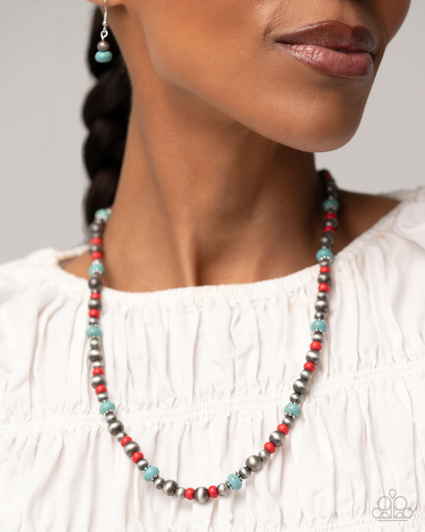 Complete Look - Navajo Pearls Multi Necklace & Bracelet Set