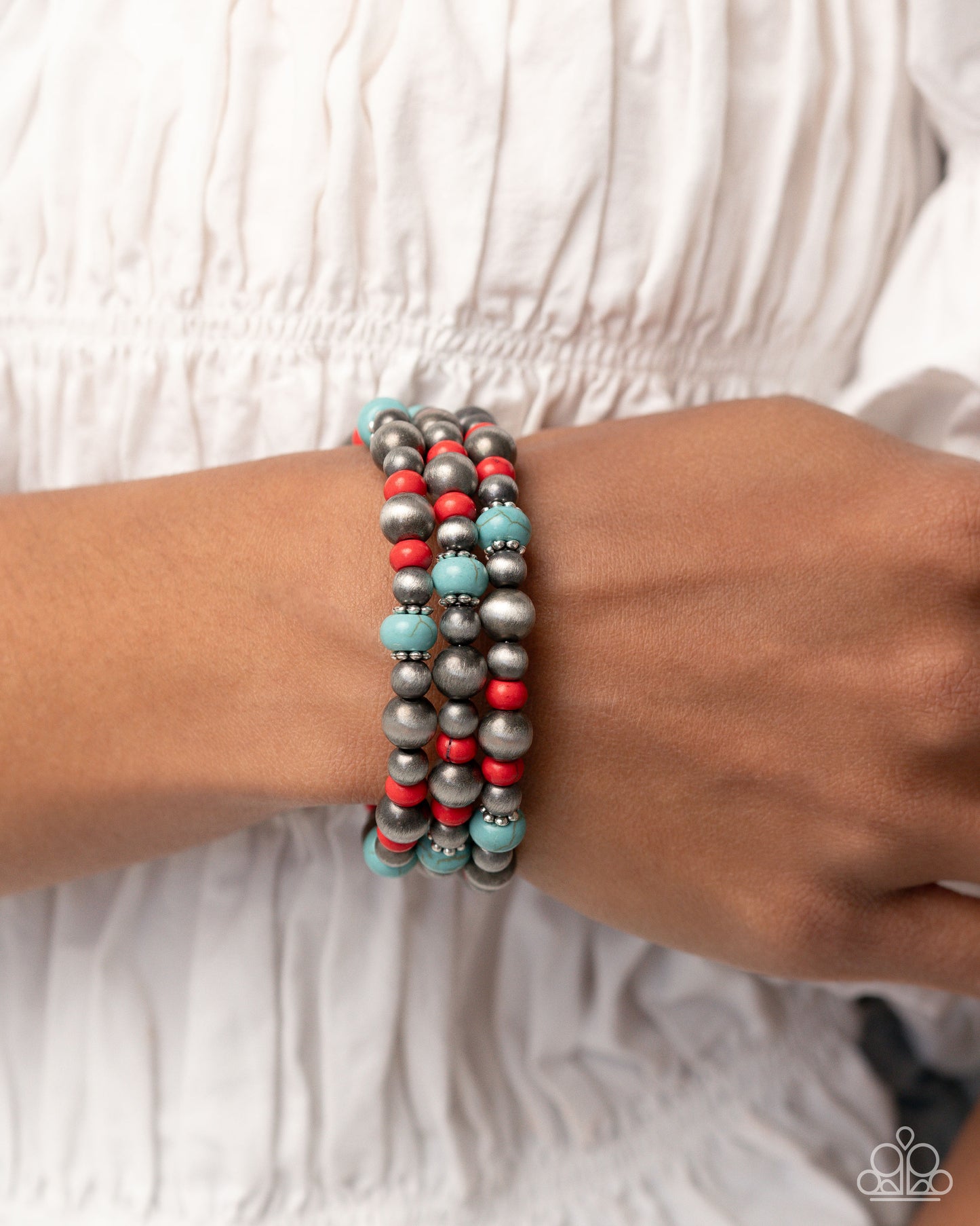 Complete Look - Navajo Pearls Multi Necklace & Bracelet Set