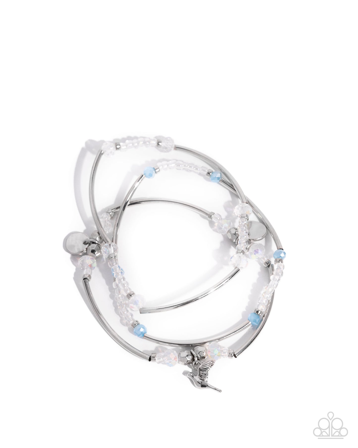 Generational Glitz - Silver w/Blue Bracelet