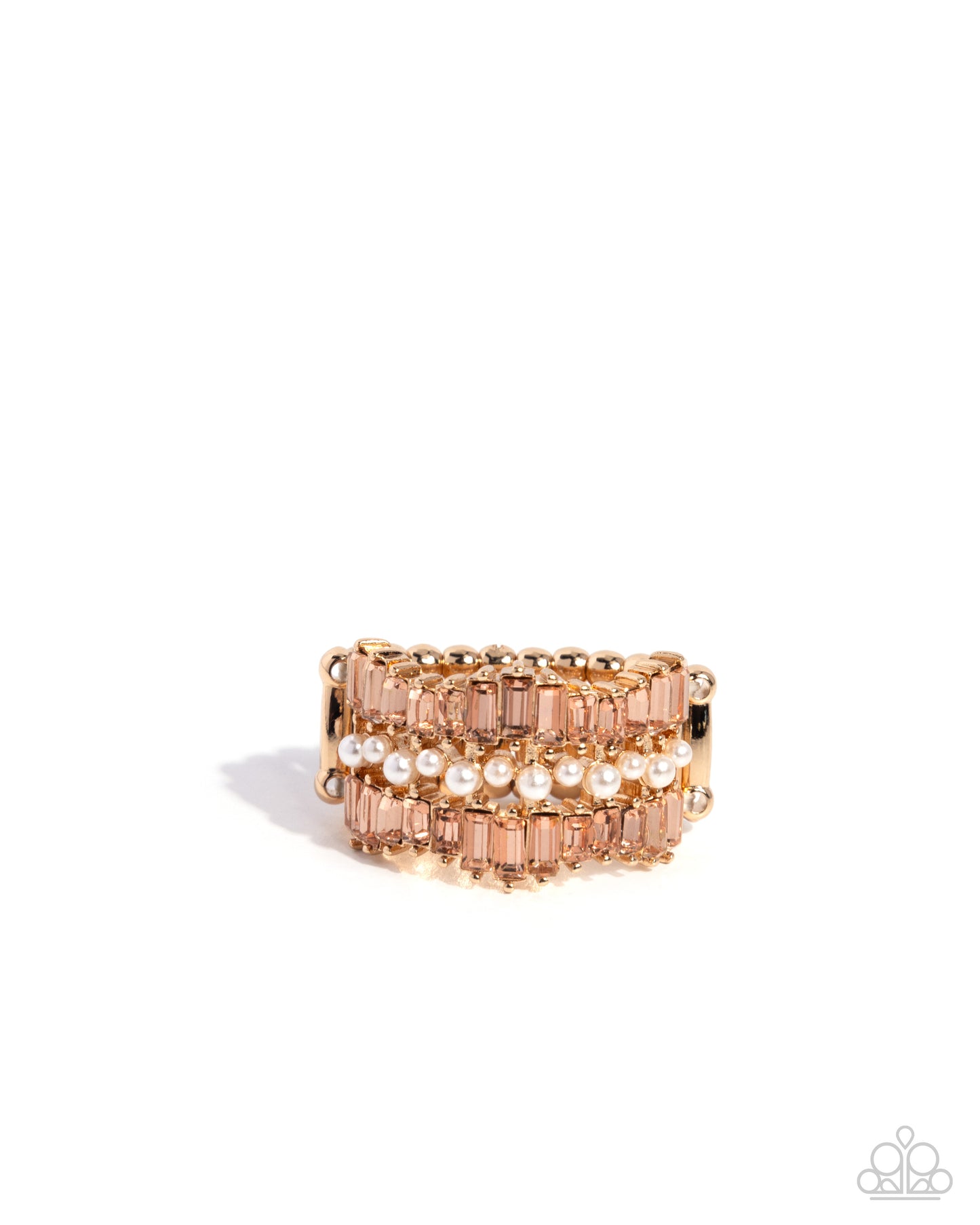 Preppy Pearls - Gold Ring