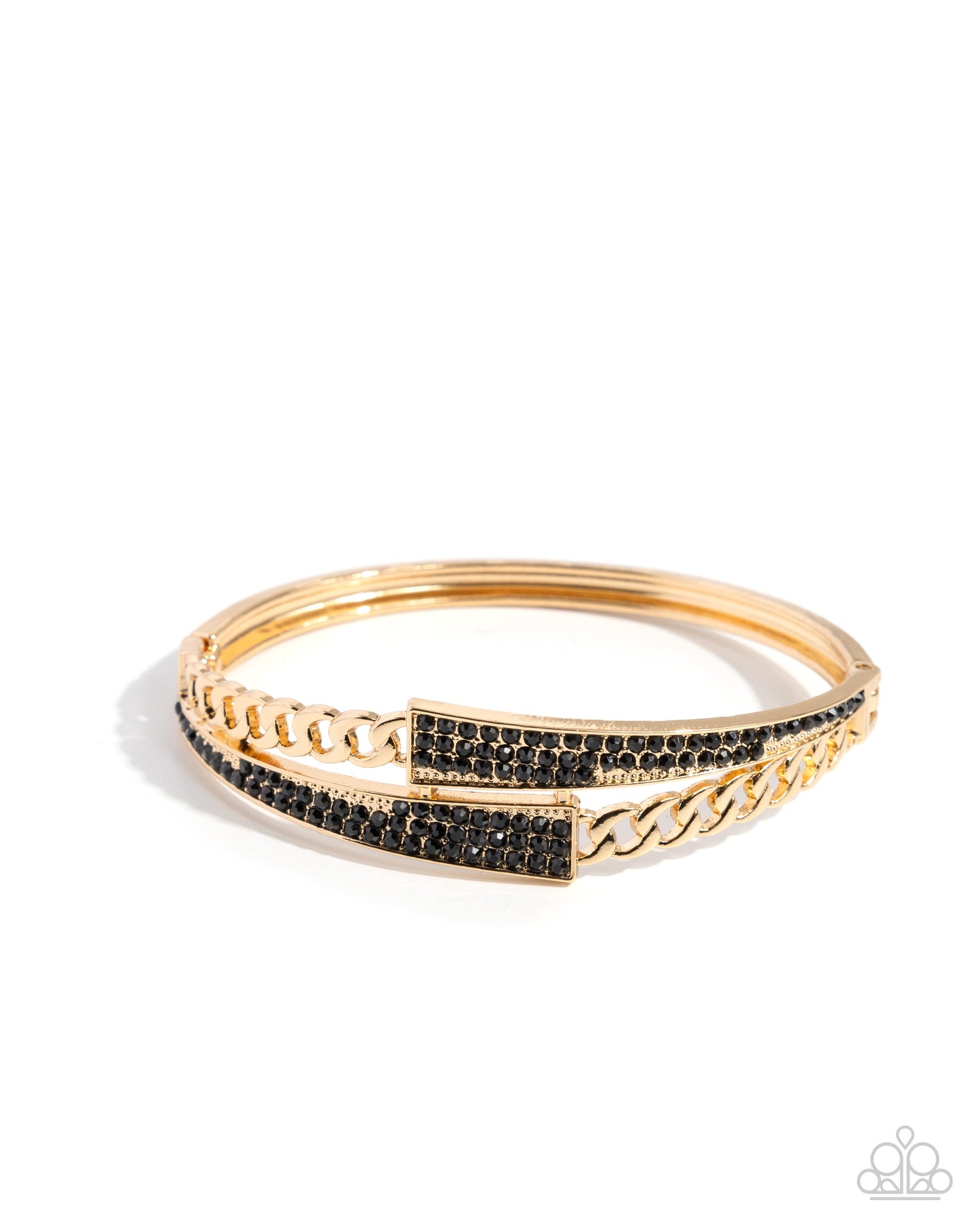 Braided Beginning - Gold w/Black Bracelet