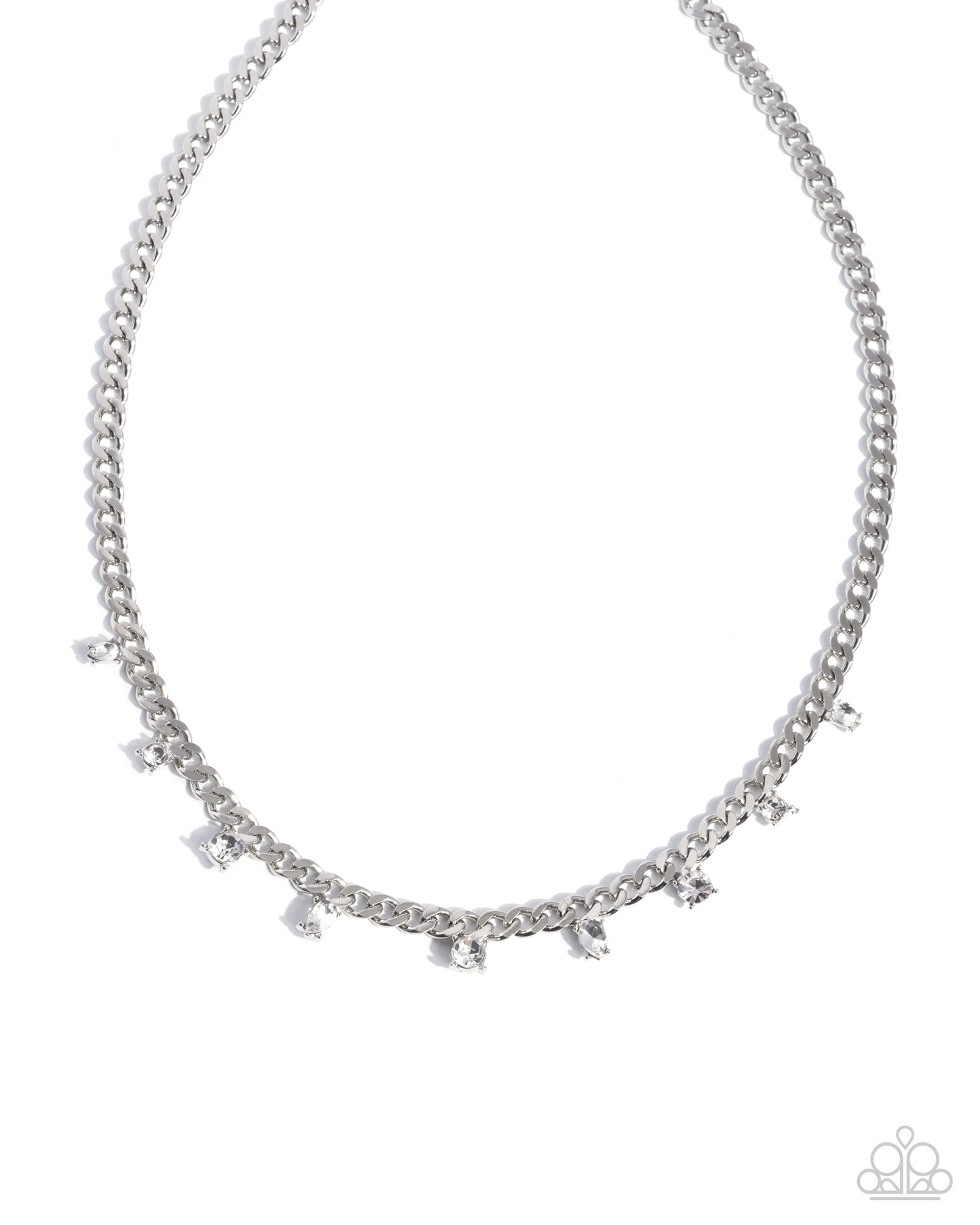 Rebellious Radiance - Silver Necklace