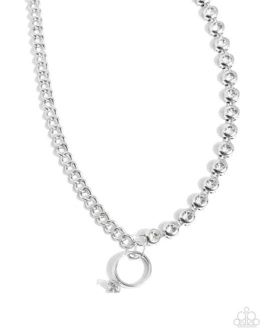 Blazing Beacon - Silver Necklace