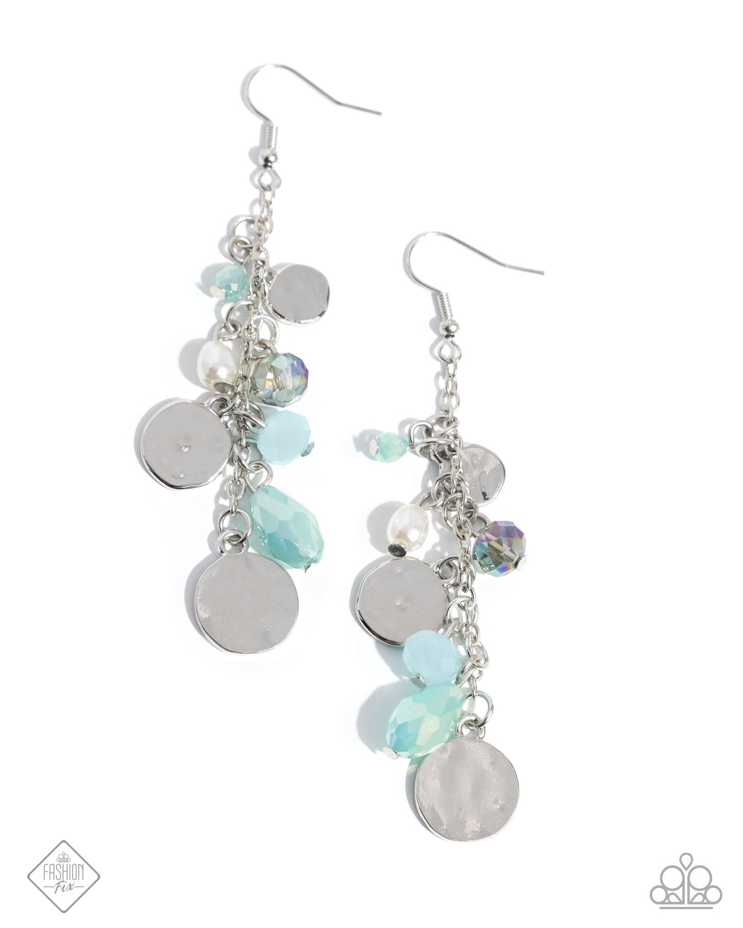 Refreshing Rapture - Silver w/Blue Earrings