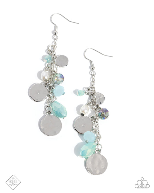 Refreshing Rapture - Silver w/Blue Earrings