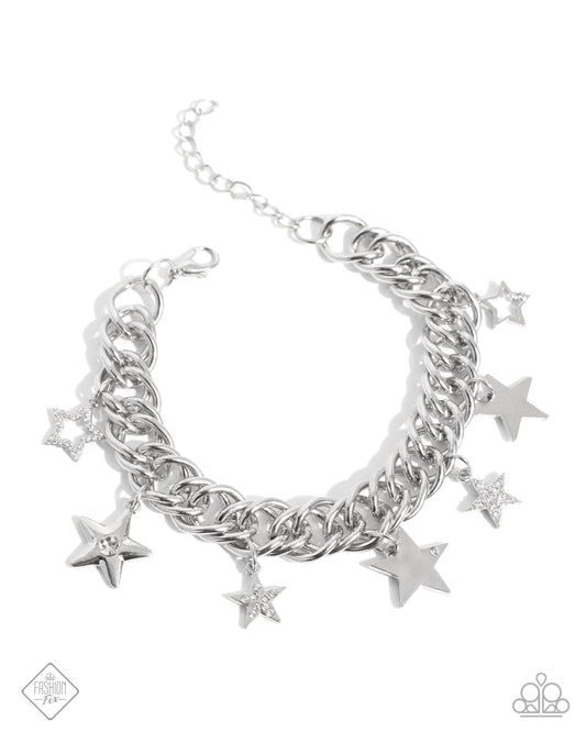 Cosmic Contemporary - Silver w/Stars Bracelet