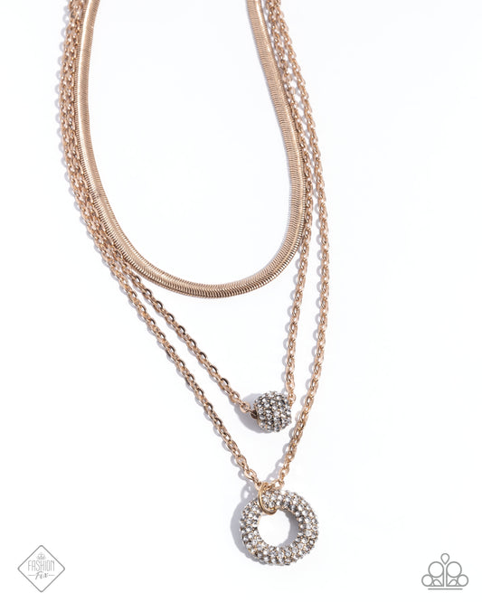 Dominant Dignity - Gold Necklace