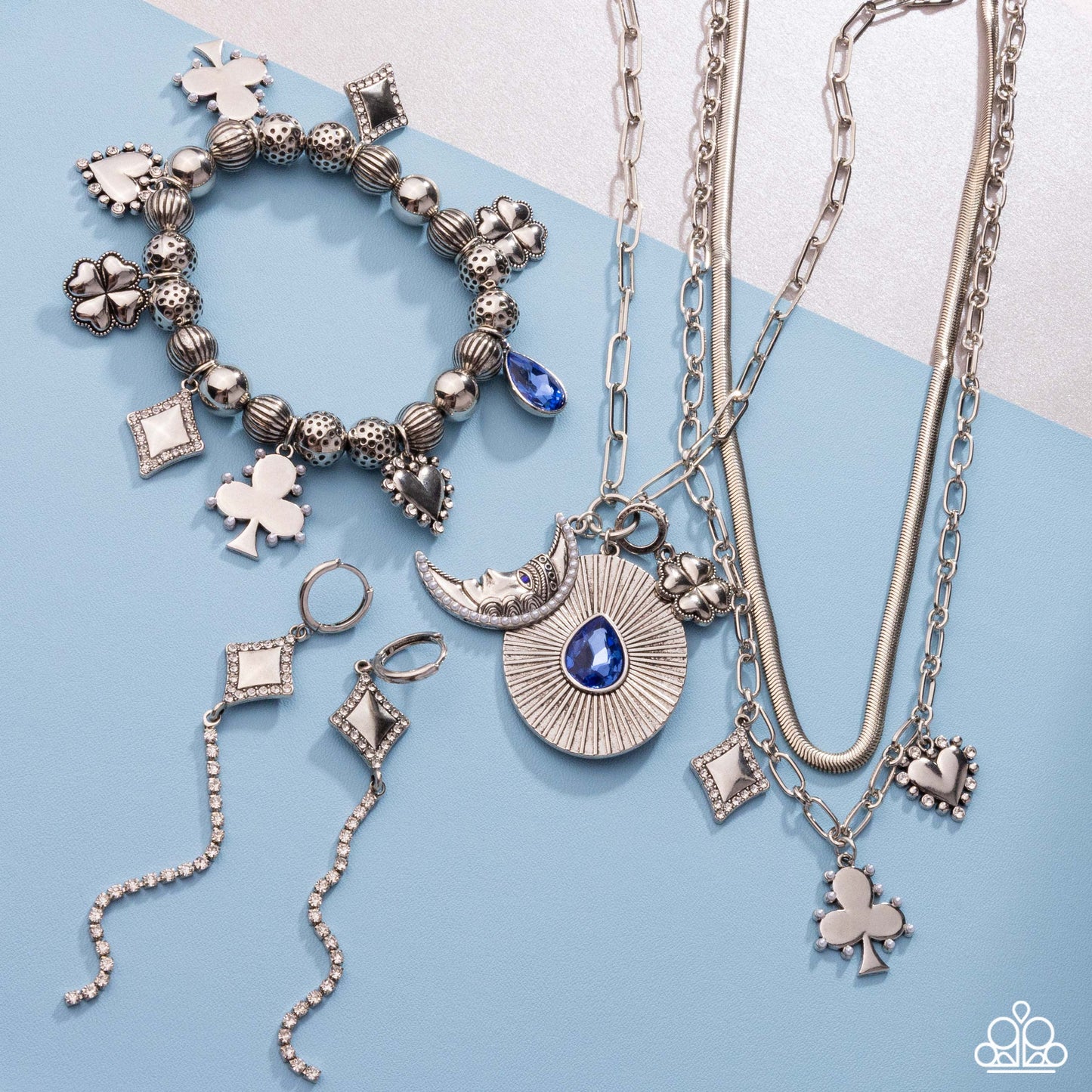 Sunset Sightings - Complete Trend Blend - Silver w/Blue Set