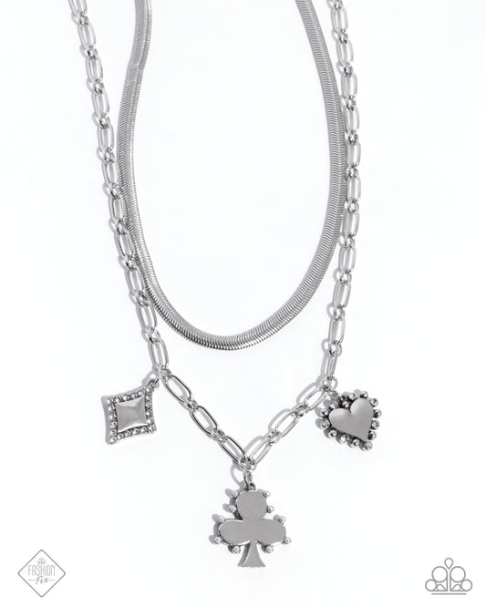 Sentimental Sunset - Silver Necklace