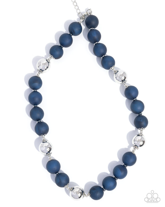 Brilliant Ballroom - Blue Necklace