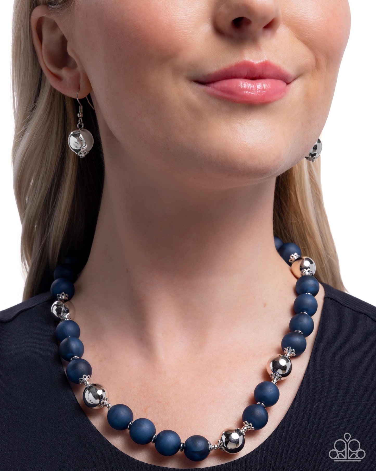 Brilliant Ballroom - Blue Necklace