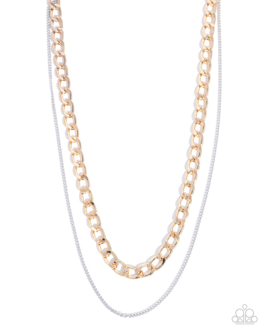 CHAIN-ge of Heart - Gold & Silver Necklace