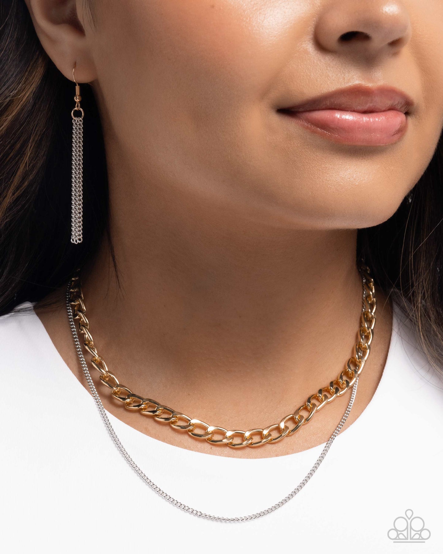 CHAIN-ge of Heart - Gold & Silver Necklace