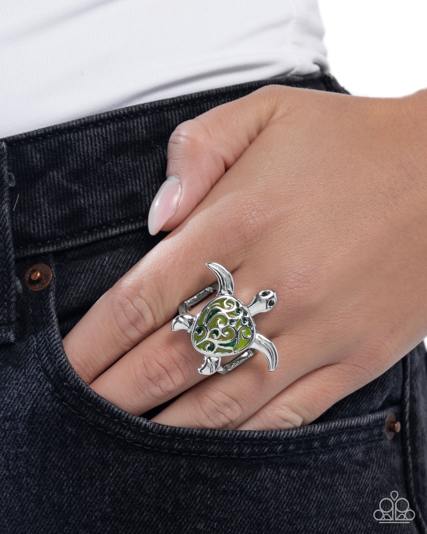 Tailored Turtle - Green Ring