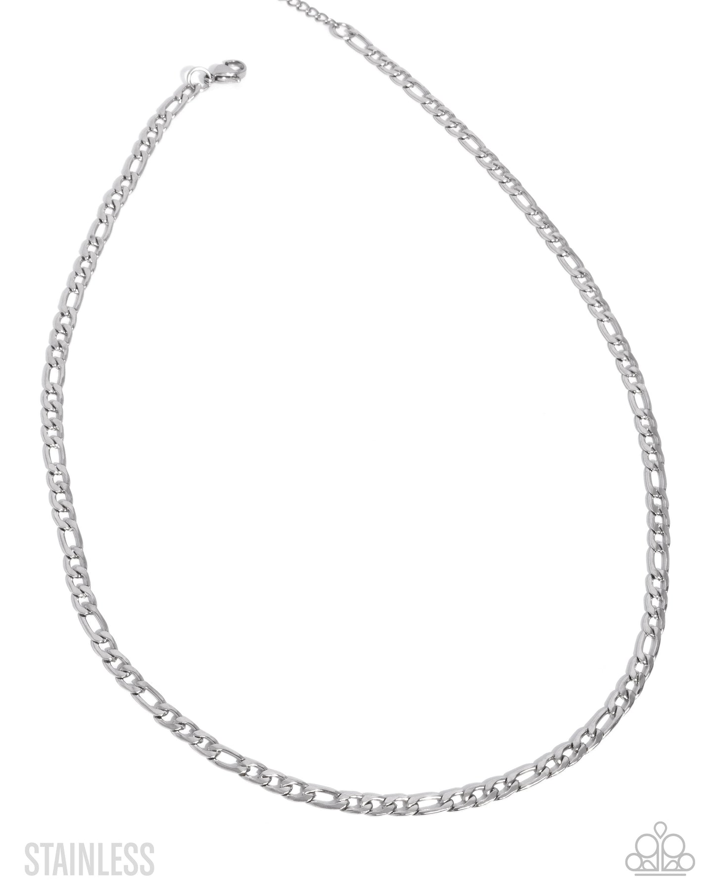 Complete Look - Silver Men's Chain & Bracelet Set