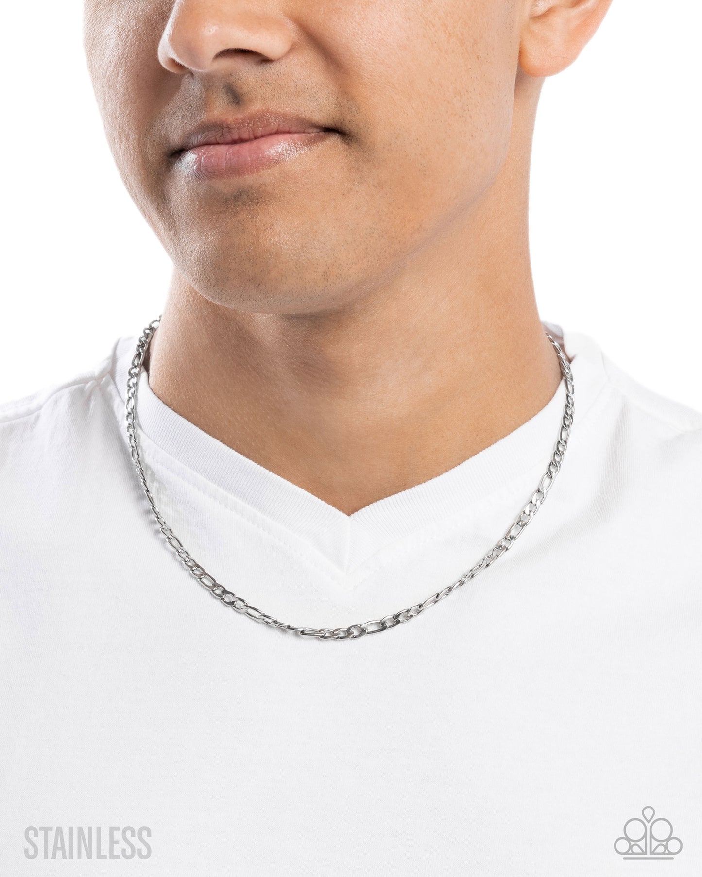 Complete Look - Silver Men's Chain & Bracelet Set