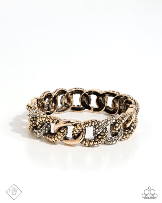 Assertive Austerity - Gold Bracelet