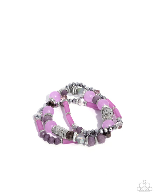 Colorful Conversation - Purple Bracelet