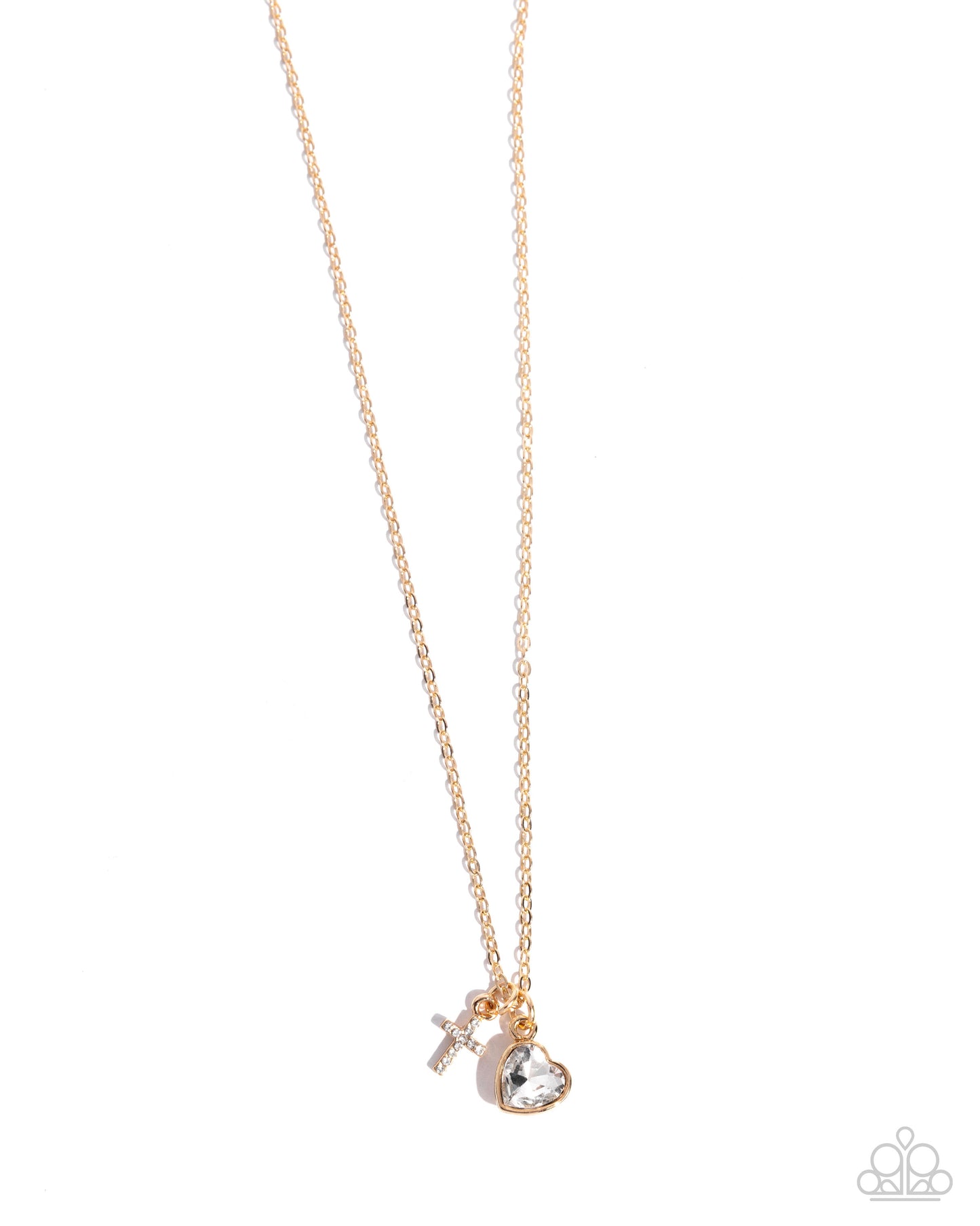 Blessed Brilliance - Gold Heart Necklace