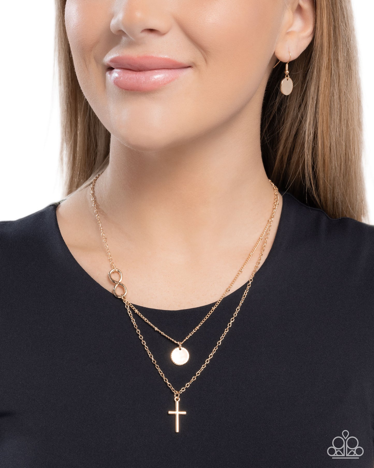 Eternal Embrace - Gold Cross Necklace