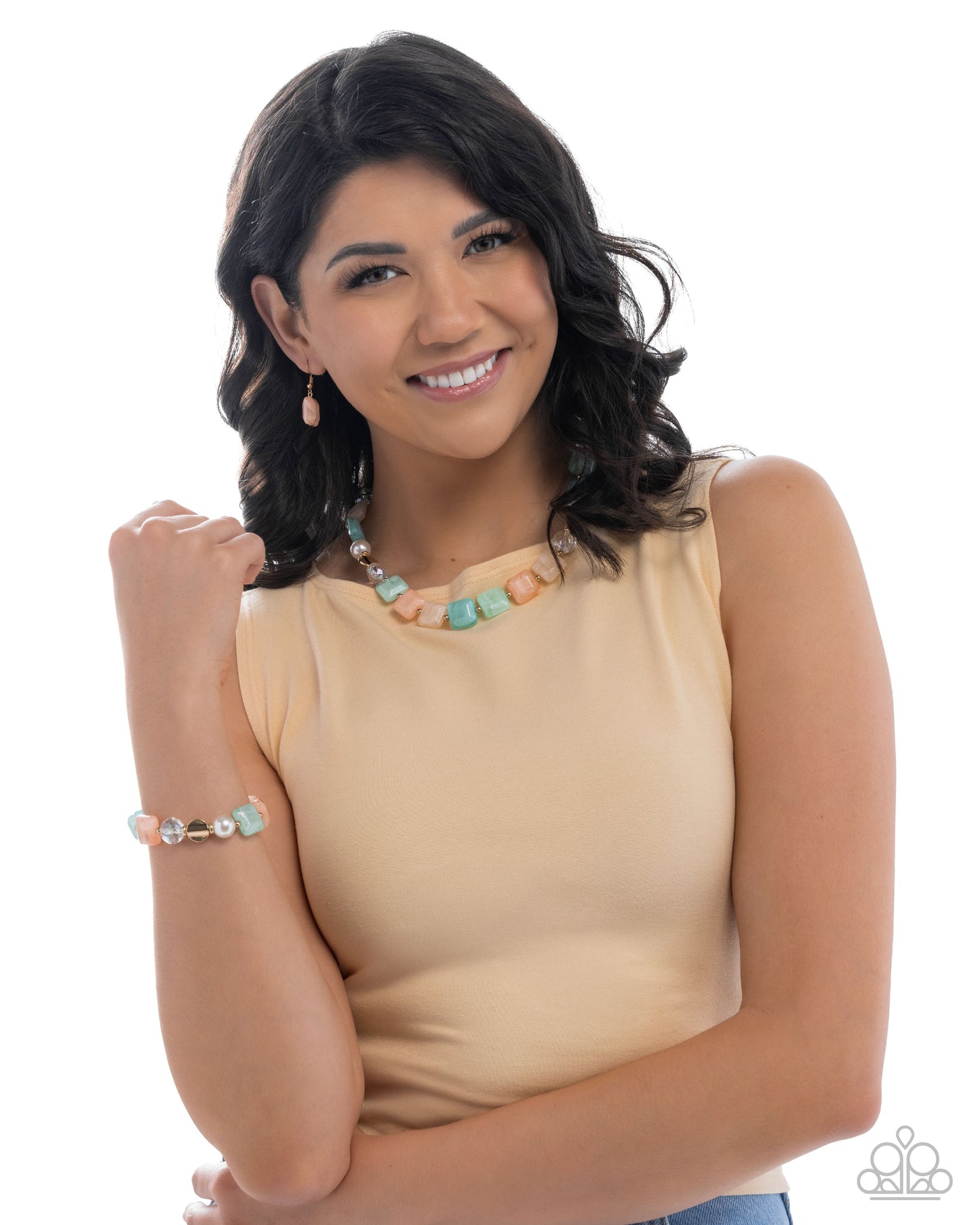Continuous Cubes -Capricious Cubes Necklace & Bracelet Set