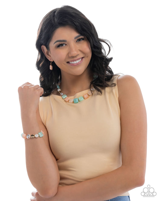 Continuous Cubes -Capricious Cubes Necklace & Bracelet Set