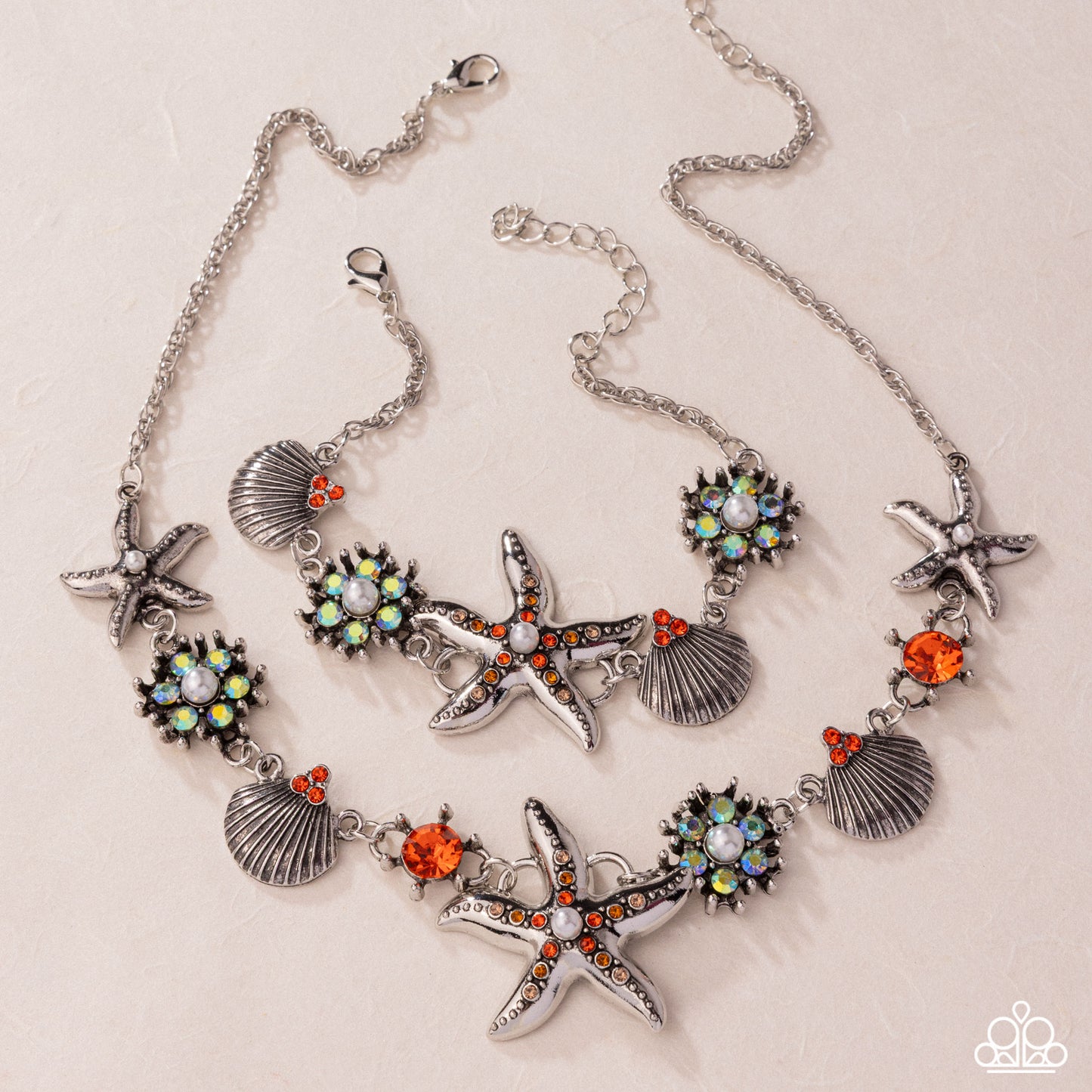 Starfish Solo - Complete Look Set  -Starfish Song Necklace & Bracelet Set