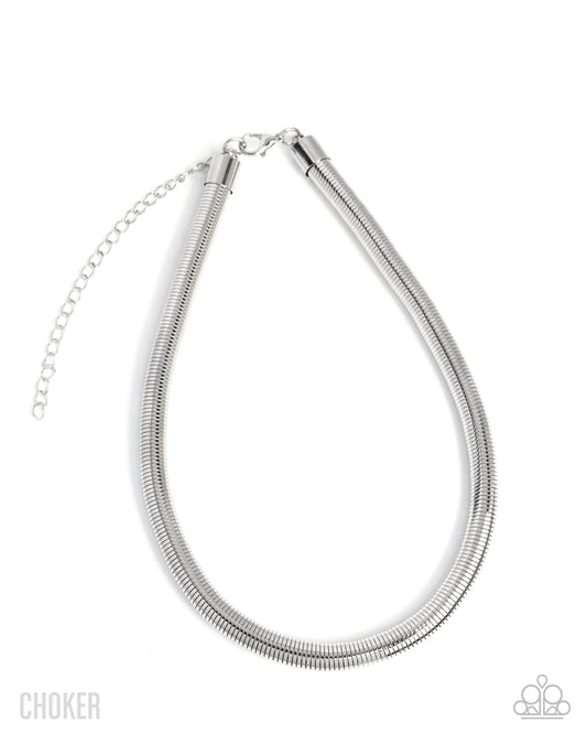 Elementary Elegance - Silver Necklace